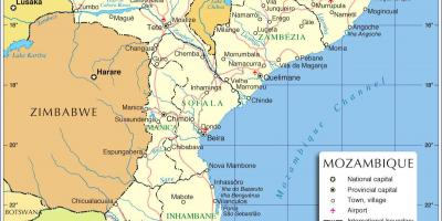 마푸토 모잠비크 지도